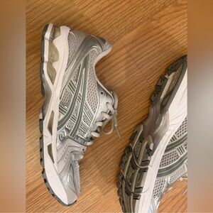 Asics Women's Shoes in Silver and Gray